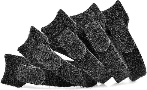 Cmple - 50PCS Reusable Cable Ties, Nylon Adjustable Cord Organizer Ties, Multi-Purpose Hook Loop Cable Management Wire Ties, 6-inch Black...