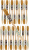 Pro Grade - Chip Paint Brushes - 24 Ea 1/2 Inch Chip Paint Brush Light Brown...