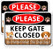 Dog Sign Decor, Dog Keep Gate Closed Sign, No Matter What the Dogs Say Sign, Dog on Premises Outdoor Sign, 2Pack -12"x8" Reflective Aluminum,Welco...