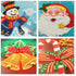 8 Packs Diamond Painting Christmas Cards by Numbers - Christmas Tree, Santa Claus, New Year Greeting Card, Stickers & Gifts...