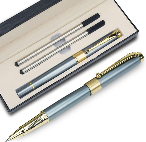 Ballpoint Pen Black Refill,Luxury Ballpoint Line width 0.5mm,Best Ball Pen Gift Set for Men & Women Professional Executive,Office,Nice BallPens Cl...
