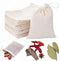 30 Pieces Spice Bags for Cooking,3.14x3.93inch Reusable Muslin Cloth Bags,Premium Cotton Drawstring Bags for Straining Tea,Cheese and Spices (30, ...
