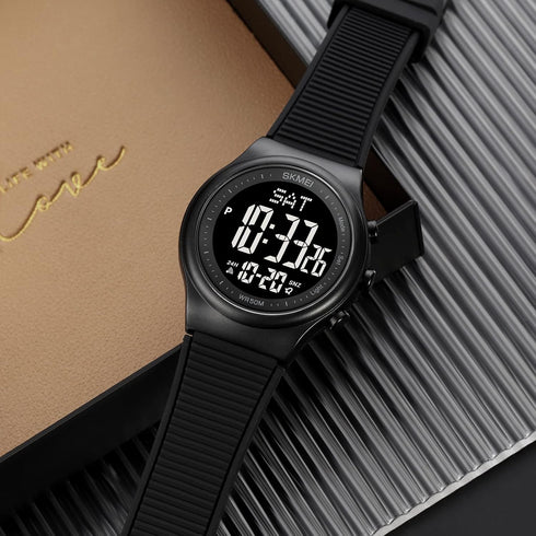 CakCity Digital Watch for Women Waterproof Stopwatch Sports Watches for Mens and Womens Unisex Outdoor Rubber Strap Multifunction Wristwatch with ...