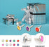 Amosfun 100pcs Mini Brads Heart Metal Scrapbooking brads Paper Fasteners for DIY Crafts 8x15mm (Random Color)...