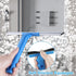 Window Cleaning Combo(12IN), Silicon Window Squeegee + Microfiber Glass Wiper, Professional Window Cleaner for Bathroom, Shower, Car, Glass...