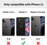 Classy Design Luxury Leather Phone Case for iPhone 11 Non-Slip Grip Full Body Ultra Slim Protective Case (2019,6.1”) (Blue)...