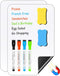 2PCS Small Magnetic Dry Erase Board Sheet for Refrigerator, Fridge Whiteboard for Kitchen, 12"x8" White Board Organizer and Planner with Stain Res...