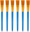 6Pcs Acrylic Paint Brushes Flat Paint Brushes for Acrylic Painting 1 inch Watercolor Acrylic Paint Brush Synthetic Nylon Oil Painting Brushes for ...