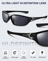 TOODOO 3 Pairs Sport Polarized Sunglasses for Cycling Driving Fishing TAC Lens Sunglasses for Men Women Youth Baseball Running Golf Motorcycle...