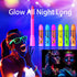 Glow in The Black Light Face & Body Paint, Neon Glow Fluorescent Face Paint Crayons for Halloween Club Makeup Xmas Glow Party...