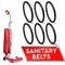 6Pcs Sanitaire Vacuum Belts - Sanitaire Vacuum Parts - Durable, Flexible, Easy Installation, Long Service Life - Compatible with SC679K, SC684, SC...
