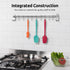 U-Taste Silicone Baking Spatula Set: 600ºF High Heat Resistant, Food Grade Flexible Rubber Kitchen Cooking Mixing Scraper, Food Grade Seamless Ute...
