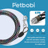 Petbobi 15 ft Dog Tie Out Cable - Reflective Dog Tether for Yard, Camping, Park - Outdoor Leash with Metal Swivel Hooks - Training Tether for Smal...