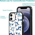 Blue Shark Case for iphone 15 Girls Women Art Animal Design Soft TPU Hard Back Shockproof Anti-Scratch Protective Cover Case for iPhone 15...