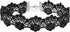 MILAKOO 8 Pcs Women Black Lace Choker 1.2" Width Necklace for Women Best Gifts...