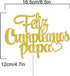 Feliz Cumpleanos Papa Cake Topper,Happy Father's Day, Dad Birthday Party Supplies Decoration...