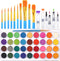 36 Colors Watercolor Paint Set, AROIC Watercolor Pan Set with 10 Nylon Brushes and 6 Refillable Water Brushes. Perfect for Adults, Children and Be...
