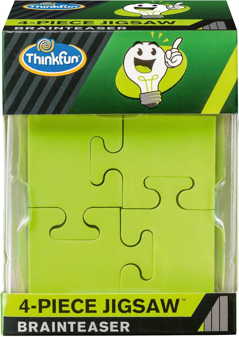 ThinkFun Pocket Brainteasers 4-Piece Jigsaw STEM Toy and Logic Game for Boys and Girls Age 8 and Up - A Tiny brainteaser That’s Lots of Fun!...