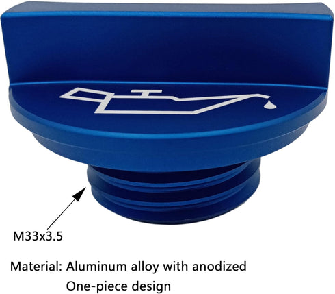 Engine Oil Filler Cap Aluminum Compatible with Nissan Infiniti 1982-2022 Some Models...