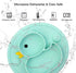 Silicone Detachable Toddler Meal Tray - Portable Non-Slip Suction Cup for Kids Babies and Kids1...