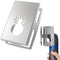 Square Slot Cutter for Dewalt & Milwaukee,Stainless Steel Square Hole Cutter Rectangle Slot Cutter,One Step Cut-in Single Gang Wall Boxes Outlet C...