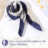 Amabro Mulberry Silk Neck Scarf, 21'' x 21'' Square Hair Head Scarf Head Wrap Hair Band Women Handbag Accessories...