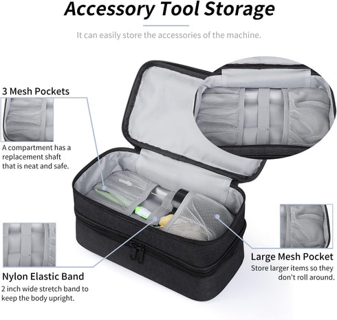 Storage bag for Hand Blender,Carrying Case for Immersion Blender Handheld,Stick Blender Travel Storage Organizer (Bag Only)...