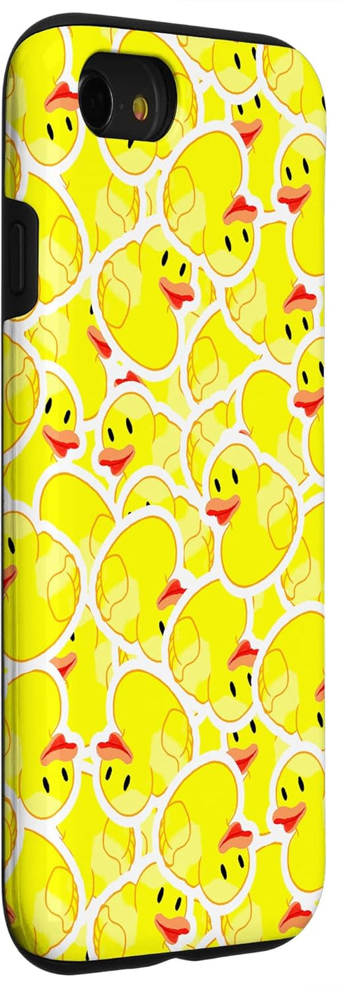 iPhone SE (2020) / 7 / 8 Rubber Ducks Duckies Pattern Cute Animal Lover Case...
