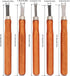 5 Pcs Wood Carving Knife Set, Wood Turning Tools HSS Blades and Quality Wood Handle, Hand Carving Tool Set Wood Lathe Chisel Set for DIY Sculpture...
