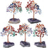 mookaitedecor 7 Chakra Crystal Tree with Amethyst Cluster Crystals Base Money Tree Home Decor for Reiki, Wealth, Good Luck and Fengshui...