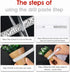 Yolev 3 Yards Self Adhesive Rhinestone Strips Diamond Bling Crystal Rhinestone Ribbon Sticker, DIY for Crafting, Cake Decorating and Fabric (Silve...