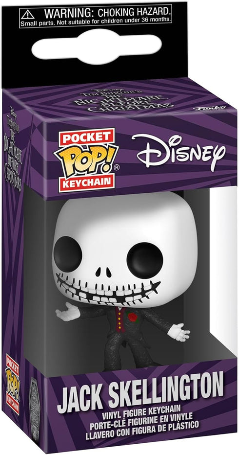 Funko Pop! Keychain: The Nightmare Before Christmas 30th Anniversary - Jack Skellington...