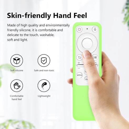 BP59-00149A Remote Case for Samsung M70B / M80B Monitor/Freestyle Projector SP-LSP3BLAXZA Remote Cover Protective Silicone Green Sleeve Glow in Da...