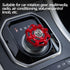 Car Knob Decor,Metal Handwheel Car InteriorCar Center Console Button Valve Decoration, Can be Used for Shift Knob Cover, Air Conditioning Radio Vo...