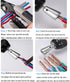 5 Pcs Wire Twister Tool for Drill, Stainless Steel Hex Shank Cable Wire Twisting Tool With 6MM Chuck Drill Wire Twister for Electrical Power Drill...