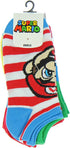 Super Mario Unisex Game Inspired 5 Pair Mix and Match Ankle Socks...