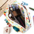 qianshan Multi-functional Craft Organizer Bag, Waterproof Travel Pouch Zippered Case, Small Journal Supplies Storage Case for Notebooks, Stationer...