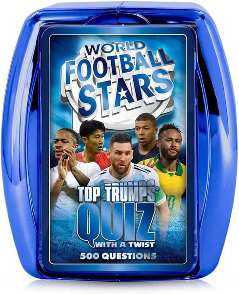 Top Trumps Soccer Trivia Game: Quiz Games - Trivia Quiz - Kids Games - Great Travel Games and Road Trip Games - Trivia Outdoor Games- Family Games...