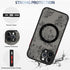 Magnetic Case for iPhone Compatible with MagSafe iPhone 14 Case, Black Flower Floral for Women Girls Protective Case (for iPhone 14)......