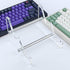 2 Tier Acrylic Keyboard Display Stand, Transparent Clear Keyboard Holder Keyboard Stand for Desktop, Computer Keyboard Stand Acrylic Desk Accessor...