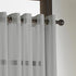 Curtainworks Soho Voile Sheer Grommet Curtain Panel, 59 by 84", Silver...