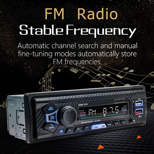 Bluetooth Single din car Stereo System for car, 7 inch Universal car Radio System for car,aftermarket car Radio,1 din car Radio,SWC/Subwoorf/BT...