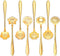Chengu 8 Pieces Flower Coffee Tea Spoons Stainless Steel Sugar Spoons Tea Party Flower Fancy Tableware Set Stir Bar Creative Stirring Teaspoon, 8 ...