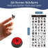BOSKEY Pet Training Button Stickers, Creative DIY, Dog Emotional Expression Stickers, Let Your pet say What it Wants to do, Dog Stickers with 25 A...