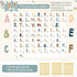 221 Pcs Alphabet Combo Cutout for Bulletin Board, Letters, Numbers, Punctuation, Symbols Cutouts for Back to School Classroom Home Chalkboard Bull...