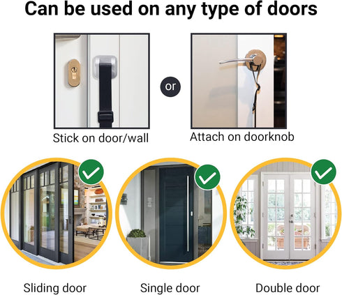 SVD.PET Puppy Bell Doorbell, Dog Bell for Potty Training, Attach to doorknob or Anywhere Near The Door, Length and Height Adjustable (Blue)...