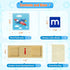 Learning Toys for 3 4 5 Years Old Kids - 116Pcs Short Vowel Letters Sorting Spelling Reading Toy Set with Double-Sided Flash Cards, Preschool Kind...