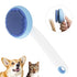 Cat Brush for Shedding, Pet Grooming Self Cleaning Slicker Brush for Cats & Dogs, Cat Deshedding Brush Easily Removes Tangles Hair and Loose Under...