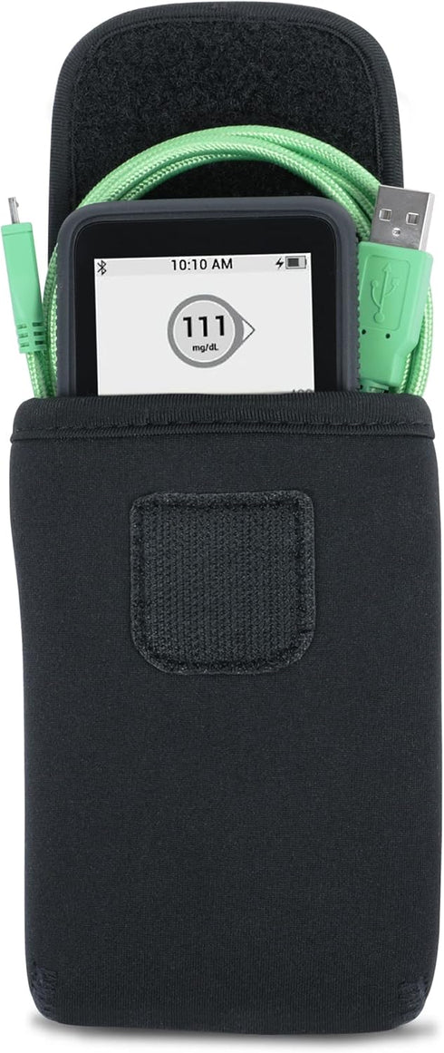 USA Gear CGM System Device Belt Case - Holster with Belt Loop, Carabiner Clip, Carrying Case Compatible with Dexcom G7 Receiver Case, G6, G5, Free...