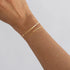 Gold Bracelets for Women, 14K Gold Plated Dainty Bracelet Set Stackable Paperclip Box Bead Chain Bracelet Adjustable Simple Gold Bracelet Trendy G...